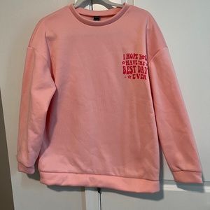Graphic Pink Sweatshirt